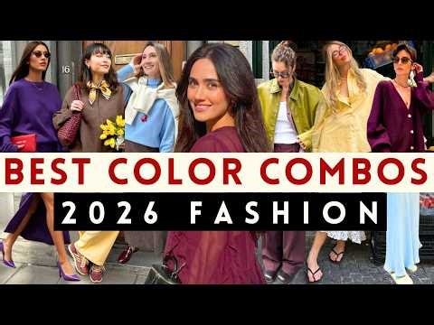 🔴10 COLOR COMBOS DOMINATING 2026 FASHION | Mia Moda