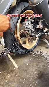 Manual tire press tools #vulcanizingmarunong #vulcanizingtireman #vulcanizingowner #vulcanizingjob #AffiliatePartnerships #VulcanizingShop #Vulcanizing #motorcycle | Master K