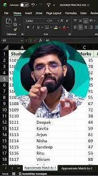 VLOOKUP Approximate Match ka Real Use 😳 | Excel me kab use hota hai
