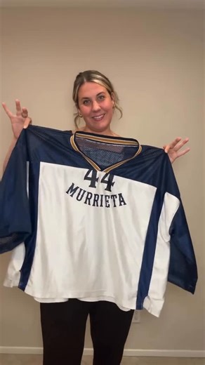 Your Sewing Pattern Destination on Instagram: "Check out designer @missalishagrace upcycling a basketball jersey into a football jersey with Know Me sewing pattern #ME2086. 🤯 Bravo!"