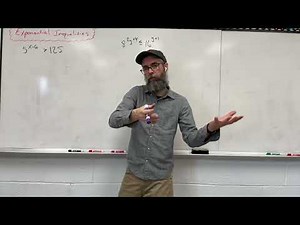 Algebra: Solve Exponential Inequalities (ex1)