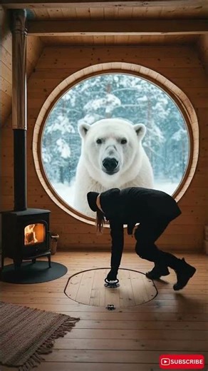 Polar Bear Almost Found My Hidden Tree House! 🐻‍❄️🌲