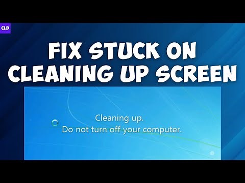 How To Fix "Windows Computer Stuck On Cleaning Up Screen"