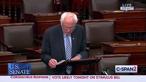 What this legislation does is it says we are in the midst of a horrific crisis that is unprecedented in modern American history. Not only are you going to get your regular unemployment benefit, we're going to at another $600 a week to help you. The goal right now is to stabilize the economy by telling workers that they will have their jobs when they come back, when this thing is over, and that in the meantime, they will have all or most of their income. And now I find that some of my Republican