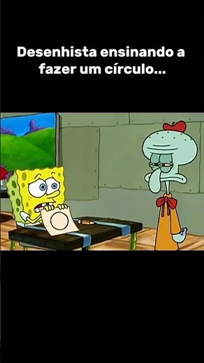 ✏️ SpongeBob teaching how to draw a circle