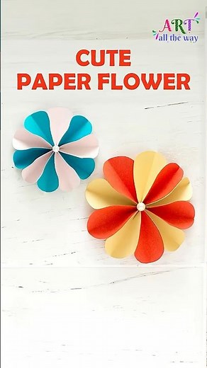 Make Cute Paper Flower 🌼 Easy DIY Paper Craft