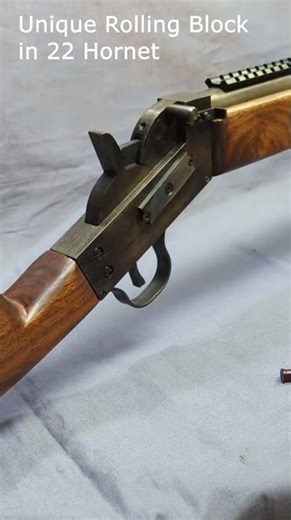 Unique Rolling Block in 22 Hornet #cursedguns