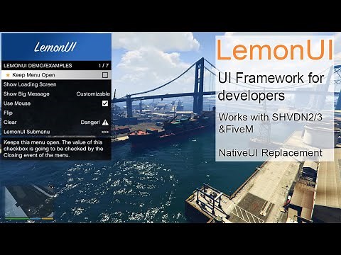 How to install the LemonUI plugin on GTA 5 | Open Source UI Library