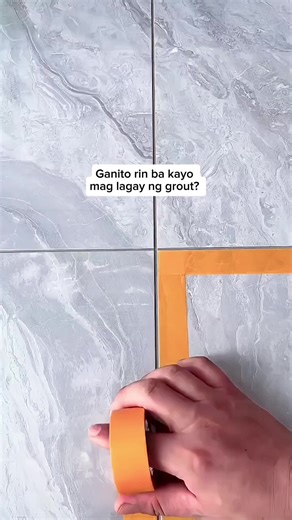 ganito pala mag grout #construction #diy #diyproject