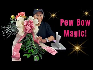 Pew Bow Magic: Transform Your Wedding Decor with Bowdabra