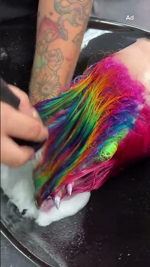 How to Rinse Rainbow Hair Without Bleeding! 🌈🚿