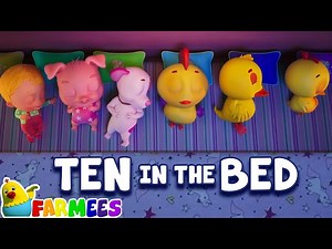 Ten In The Bed   More Nursery Rhymes & Kindergarten Songs for Babies - Videos For Kids