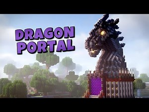Minecraft Tutorial 🛠️ Dragon Head Nether Portal
