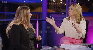 Conservative leader Meghan Gallacher was selling Rishi Sunak's vision for the country when she bumped into Victoria Derbyshire. OUCH! | The Daily Politik