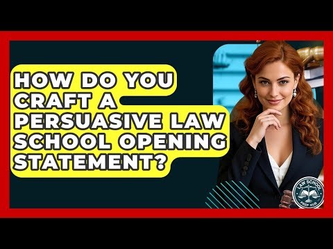 How Do You Craft A Persuasive Law School Opening Statement? - Law School Prep Hub