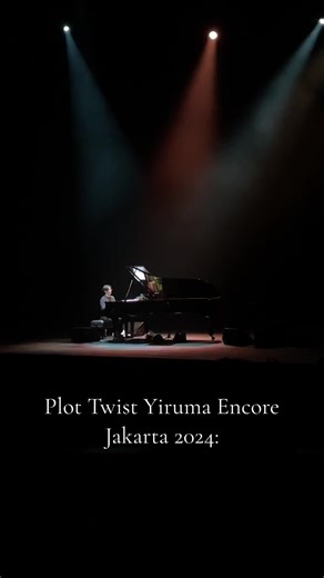 What a plot twist! 🥺 Yiruma played the piano cover of “Mantan Terindah” as an encore in his latest concert in Jakarta (April 26, 2024) 🫶🏻🥰