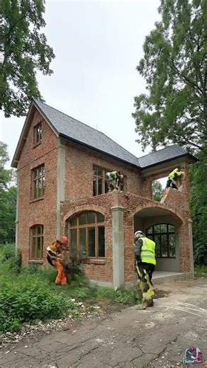 Epic Before & After Transformation | Satisfying Historic Brick Villa Restoration #shorts