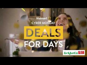 Walmart TV Commercial (Cyber Monday Deals for Days, Score Big Online)