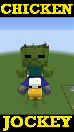 ¡CONSTRUÍ un CHICKEN JOCKEY GIGANTE en Minecraft!
