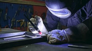 Skillful Dedicated Male Welder Welding Steel Stock Footage Video (100% Royalty-free) 3734066335 | Shutterstock