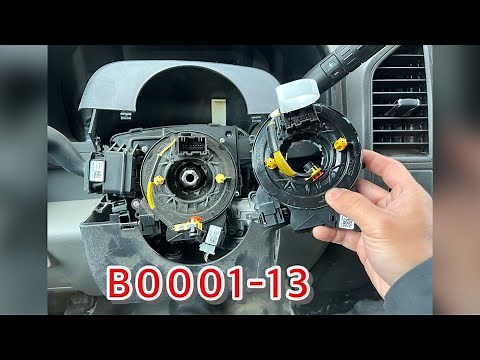 Ford F250 Airbag Clock Spring Replace - Code B0001-13 - Easy 15 Minutes Job