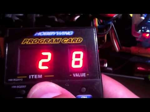 TUTORIAL COMO PROGRAMAR BRUSHLESS EZRUN 7800KV 25A ESC TARJETA PROGRAMADORA ESPAÑOL