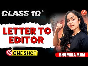 🎯 Master Letter to the Editor | Format, Tips & Sample | One Shot | Bhumika Mam