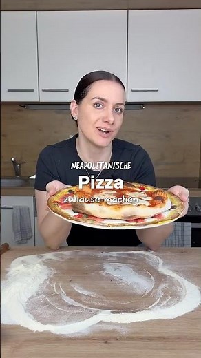 Neapolitan Pizza at Home 🍕 Simple Recipe for Airy Pizza Dough