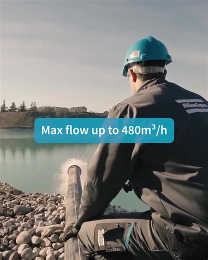 1.5K views · 25 reactions | Meet the Atlas Copco E-PAS Electric Self-Priming Pump — built for tough dewatering tasks in construction, mining, and quarrying. ✔ Handles solids up to 76 mm ✔ Delivers up to 37 m head and 280 m³/h flow ✔ Plug-in operation with Variable Speed Drive and automatic priming Learn more: https://bit.ly/4qYAV9c #AtlasCopcoAustralia #Pumps #Dewatering #ConstructionAustralia #MiningAustralia | Atlas Copco | Facebook