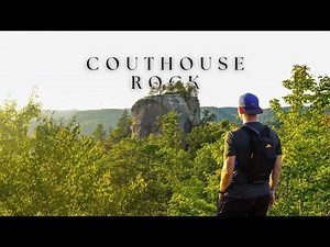 Hiking Courthouse Rock Trail in Red River Gorge, Kentucky - 4K