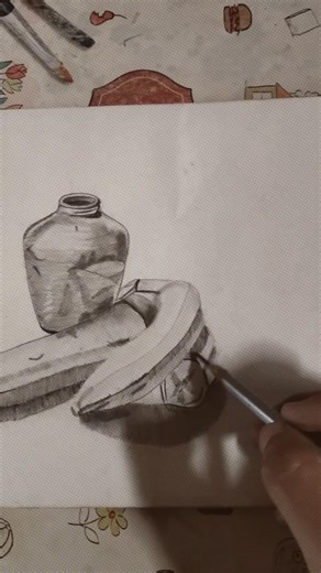 Draw a sketch of still life 🎨🎨🖌️🖌️#art #drawing #trendingshorts #ytshorts #artisticchannel #sketch