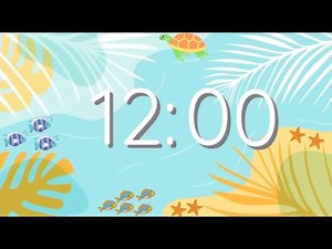 12 Minute Countdown Timer | Summer | Sea | Music*