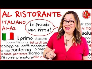 Al bar e al ristorante - Learn Italian Vocabulary A1/A2