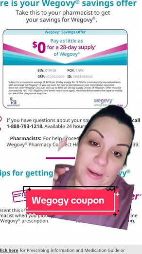 Wegovy coupon. Get your wegovy completly free with this coupon. #wegovy#wegovyweightloss#wegovyweightlosssupport#coupons#free
