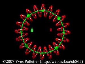 Magnetic field in a toroidal coil