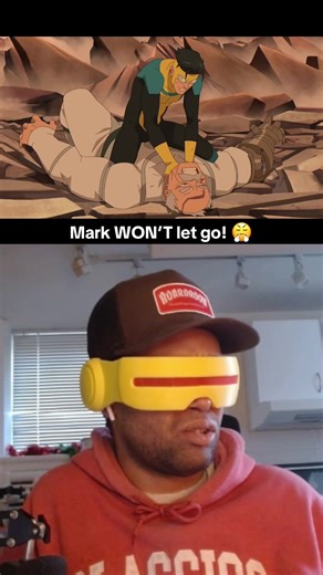 THIS is the Mark I like to see! 😮‍💨🔥 DONT LET THAT OLD AAH MAN GO, but Conquest is dawging it out too he’s not letting up even tho he’s being GRIPPED UP! Who will fall first? #invincible #invincibleseason4 #thragg #c4nti #fyp