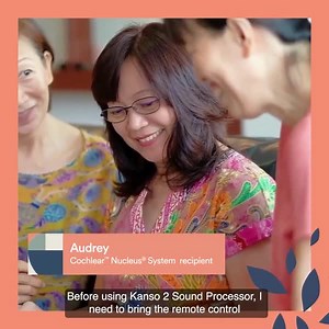 “I used to need to bring the remote control and other accessories when heading out, but with the Kanso 2 Sound Processor, all I need is my mobile phone.” Discover how the Nucleus Smart App works with this interactive demo: https://bit.ly/3xzg1WZ | Cochlear Americas