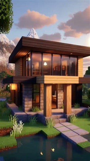 Is this better than human builds?#minecraft #aibuild #shorts #gaming #timelapse