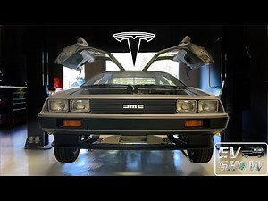 DMC Delorean Build With Tesla Power | EV SHOW