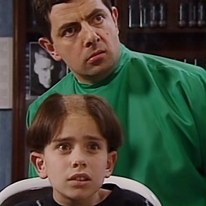 1M views · 10K reactions | Who wants to get a new haircut by Barber Bean for Halloween? ‍♂️ | Mr Bean | Facebook