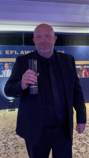 Andy's message after winning Sky Bet League Two Manager of the Year at the EFL awards 🥇