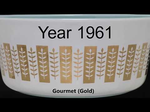 Pyrex Patterns Through The Years of 1960 - 1968 (Part 2) Made in the U.S.A. #Pyrex #Vintage