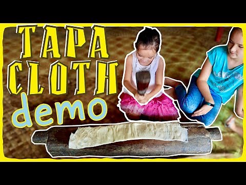 UNCUT - RAW FOOTAGE | SIAPO DEMONSTRATION | HOW TO MAKE TAPA CLOTH | SAMOA SATURDAYS | Episode 155