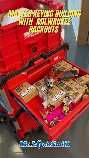 Master Keying Building with Milwaukee Packouts