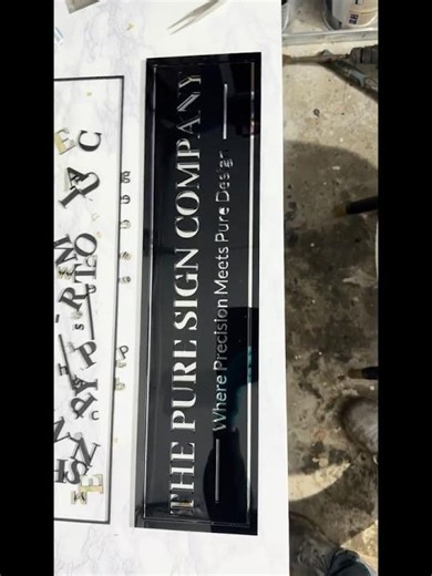 Making a Black & Mirrored Acrylic Sign | xTool P2S Laser Cutter Sign Making