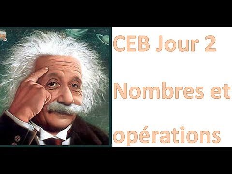 Conseils CEB nombres & opérations