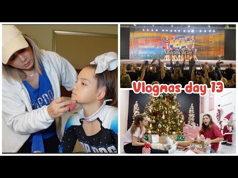 GRWM for my cheerleading competition | VLOGMAS DAY 13