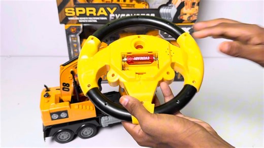 拆箱RC JCB、RC开挖、RC卡车和RC推土机拆箱和测试