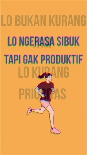 Kamu bukan sibuk,cuma kebanyakan buka pintu. Fokus itu pilihan, bukan waktu#F #Mindset #Shorts