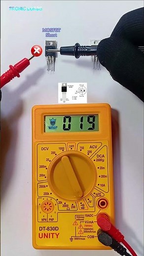 How to Test a Shorted IRF640N MOSFET with a Multimeter | Easy Electronics Repair Guide ⚡
